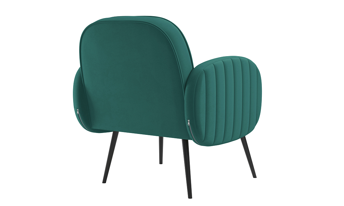 Флеминг Ф / Кресло велюр fresh изумруд